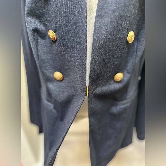 NEW Lane Bryant Faux-Denim Ponte Plus Size Bryant Blazer Women 16 Career Staple - Picture 7 of 16